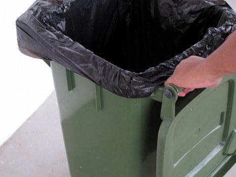Residents segregating waste for recycling in Pinner
