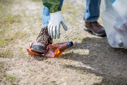 Waste management services handling construction debris